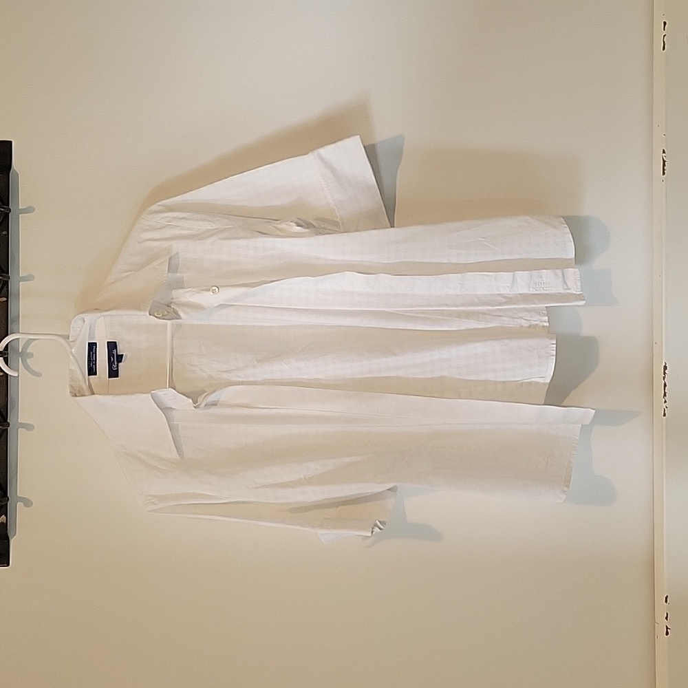 Faconnable Checked White Button Up - image 2